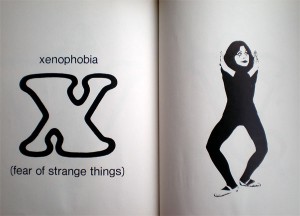 mime-alphabet-book-x-xenophobia